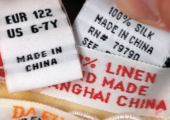 made in china tags