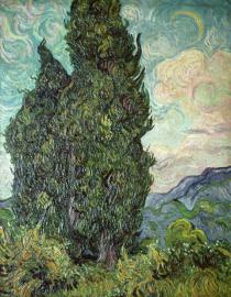 cypresses-vincent van gogh