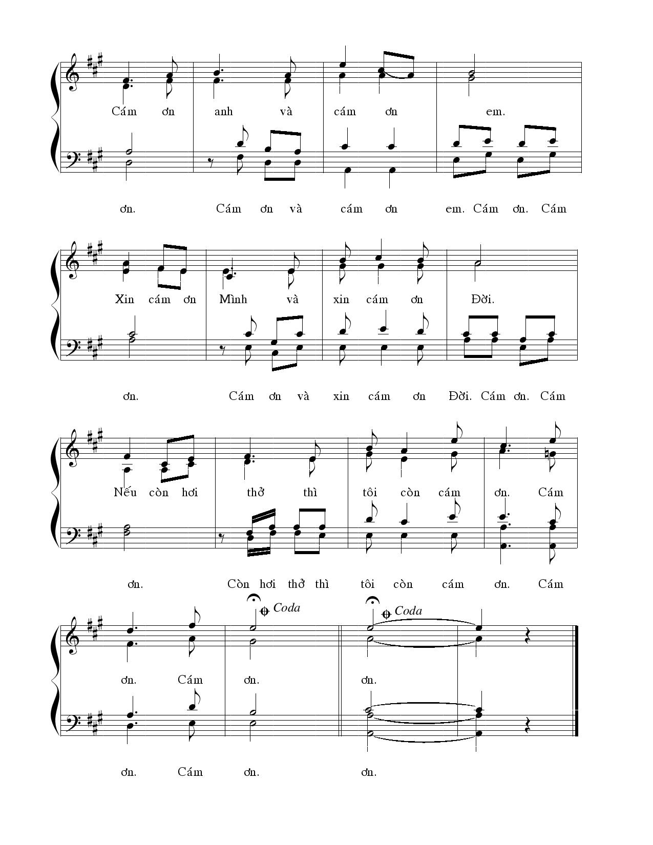 Còn Hơi Thở Còn Càm Ơn