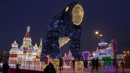 christmas season moscow