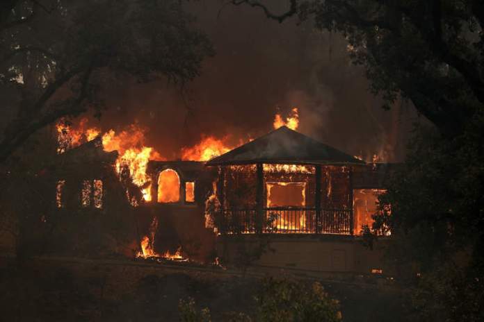 Glen Ellen California fire