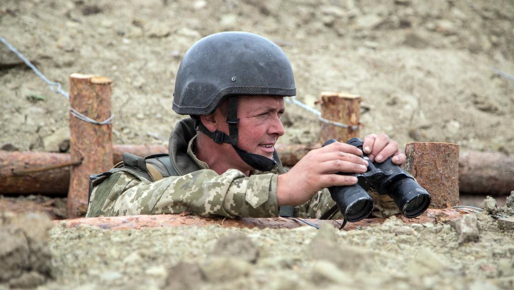 tranchees ukraine guerre