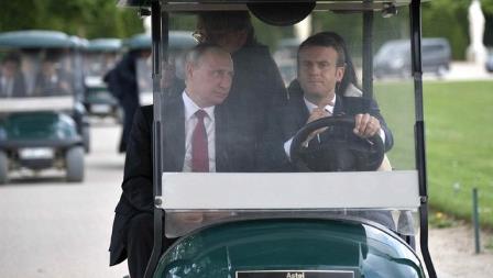 macron-putin - Versailles